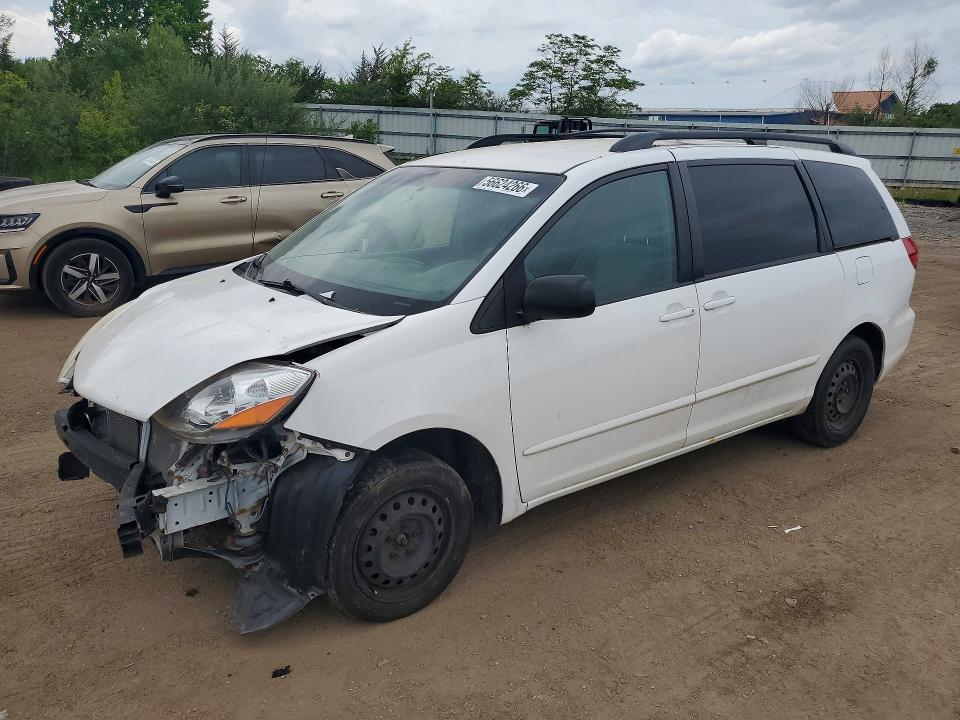 2010 Toyota Sienna VIN 5TDKK4CC0AS291615 COPART salvage auction — FRONT END, Oh - Cert Of Title-Rebuilt Salvage, sold $1,650 on 2026-07-08 (photo 1)