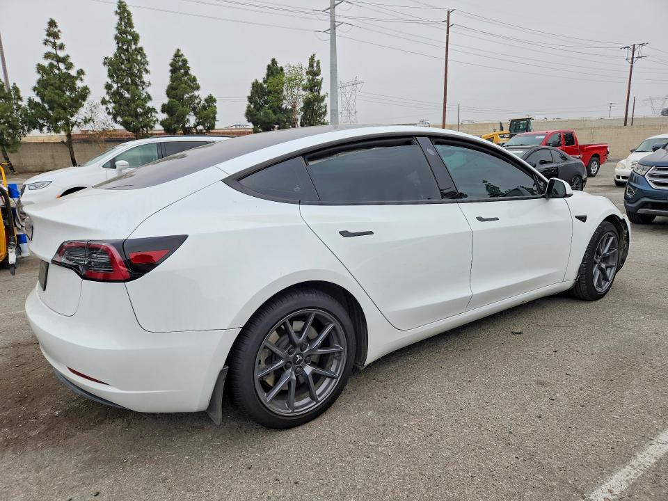 2023 Tesla Model 3 VIN 5YJ3E1EA2PF515096 COPART salvage auction — FRONT END, Ca - Salvage Certificate, sold $150 on 2026-07-28 (photo 3)