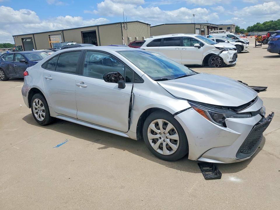 2020 Toyota Corolla VIN JTDEPRAEXLJ062567 COPART salvage auction — FRONT END, TX - CERTIFICATE OF TITLE, sold $3,700 on 2026-07-28 (photo 4)