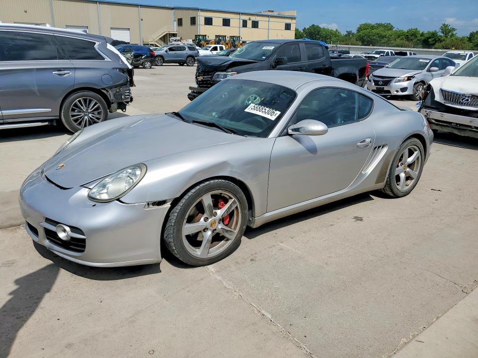 2008 Porsche Cayman VIN WP0AB29838U782124 — COPART salvage auction photo
