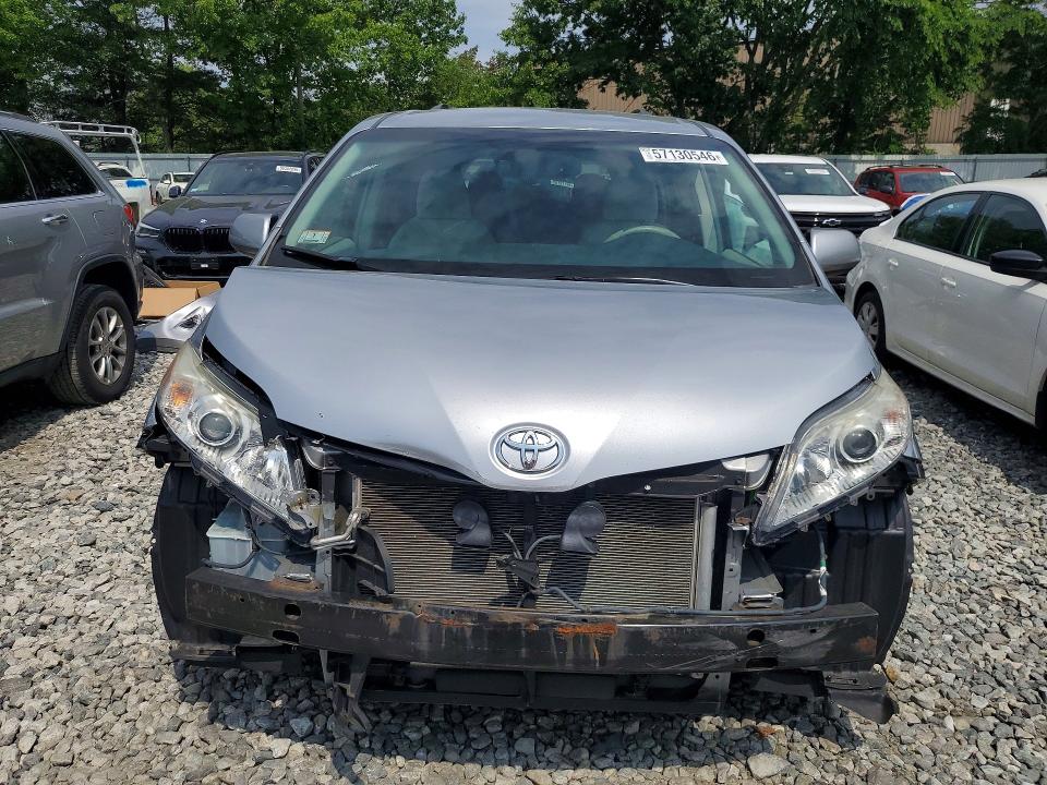 2014 Toyota Sienna VIN 5TDKK3DC9ES518072 COPART salvage auction — FRONT END, Ma - Cert Of Title-Reconstrctd Coll, sold $3,000 on 2026-07-06 (photo 5)