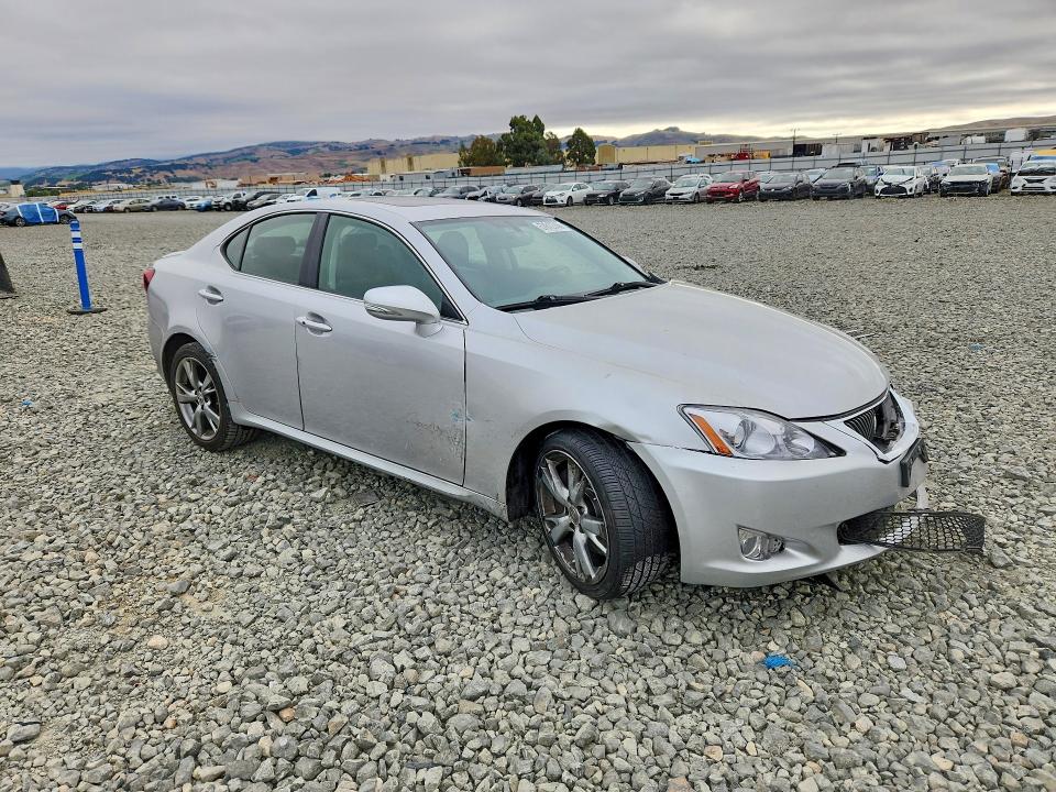 2010 Lexus Is VIN JTHBE5C25A5024379 COPART salvage auction — FRONT END, Ca - Salvage Certificate, sold $1,150 on 2026-07-09 (photo 4)