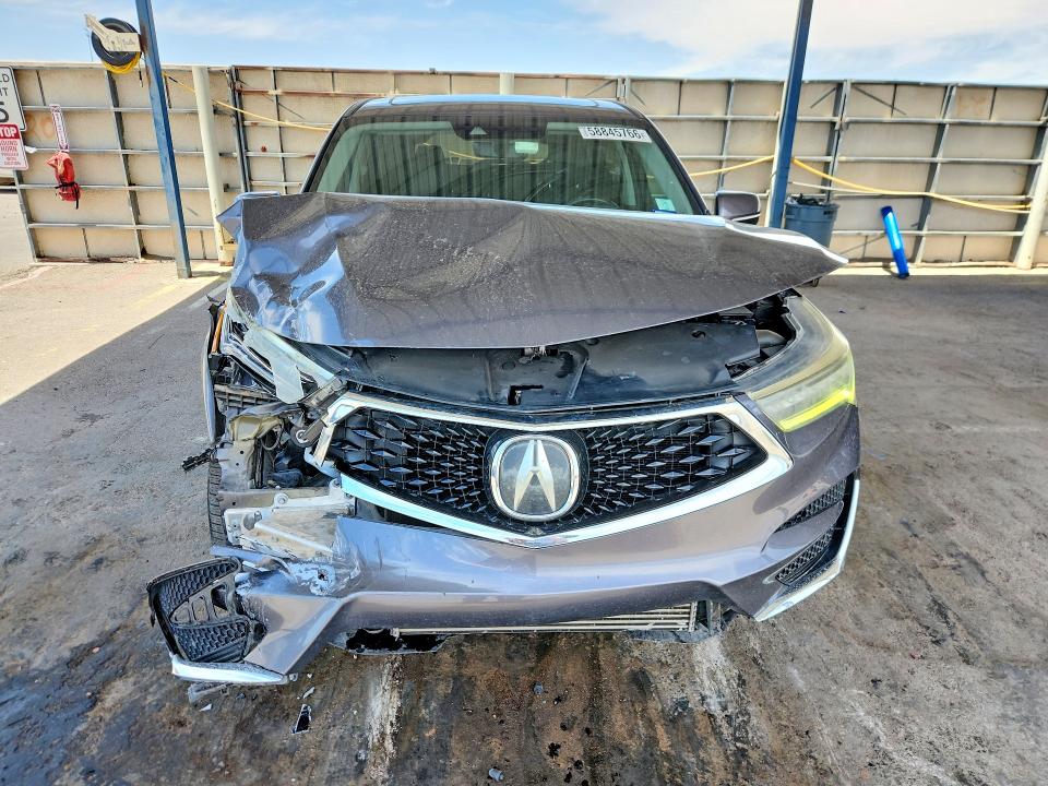2020 Acura Rdx VIN 5J8TC1H35LL006938 COPART salvage auction — FRONT END, Tx - Salvage Vehicle Title, sold $6,200 on 2026-07-31 (photo 5)