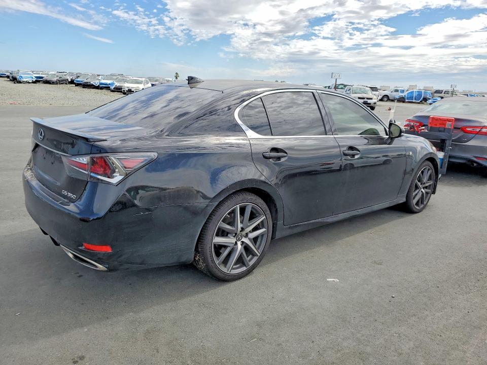 2016 Lexus Gs VIN JTHBZ1BL7GA005873 COPART salvage auction — VANDALISM, Ca - Salvage Certificate, sold $13,300 on 2026-07-08 (photo 3)