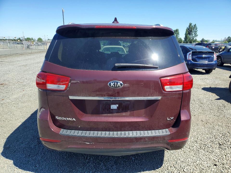 2016 Kia SEDONA VIN KNDMB5C17G6095189 COPART salvage auction — SIDE, Or - Salvage Title Certificate, sold $1,200 on 2026-07-07 (photo 6)