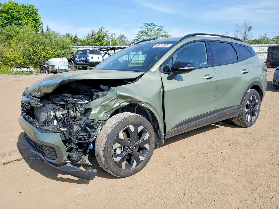 2024 Kia Sportage VIN 5XYK6CDF3RG208131 COPART salvage auction — FRONT END, Oh - Cert Of Title-Salvage, sold $9,200 on 2026-07-16 (photo 1)