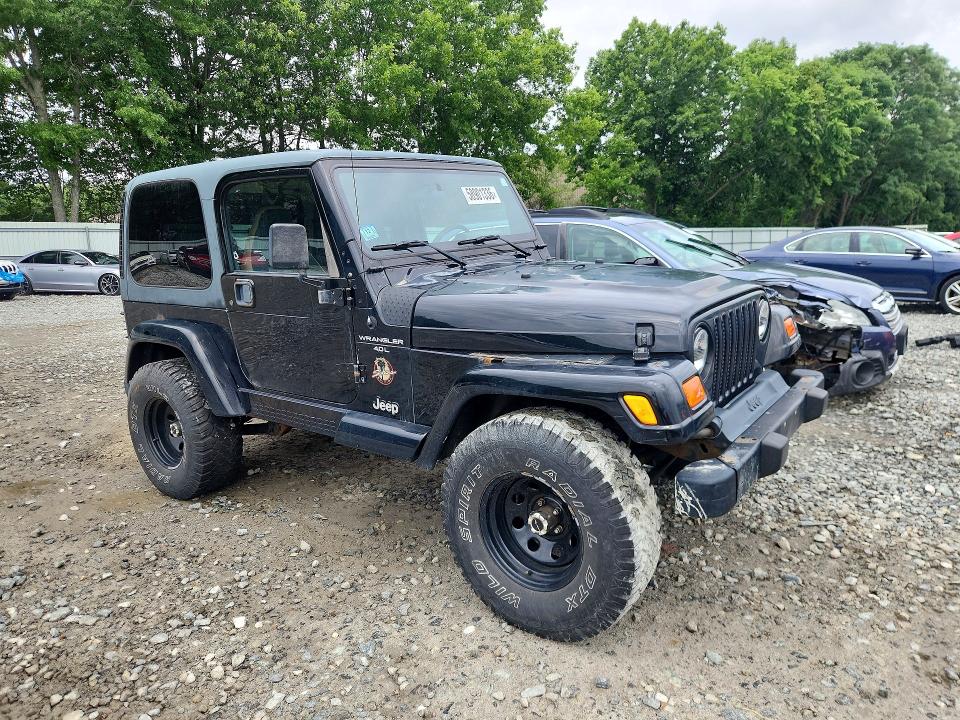 2001 Jeep Wrangler / VIN 1J4FA59S91P316718 COPART salvage auction — MECHANICAL, Ma - Cert Of Title-Reconstrctd Coll, sold $800 on 2026-07-22 (photo 4)