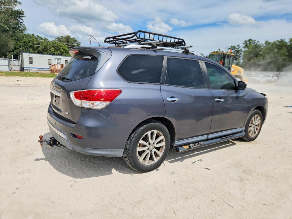 2013 Nissan VIN 5N1AR2MN9DC620888 COPART salvage auction — MINOR DENT/SCRATCHES, Fl - Certificate Of Title, sold $600 on 2026-07-02 (photo 3)