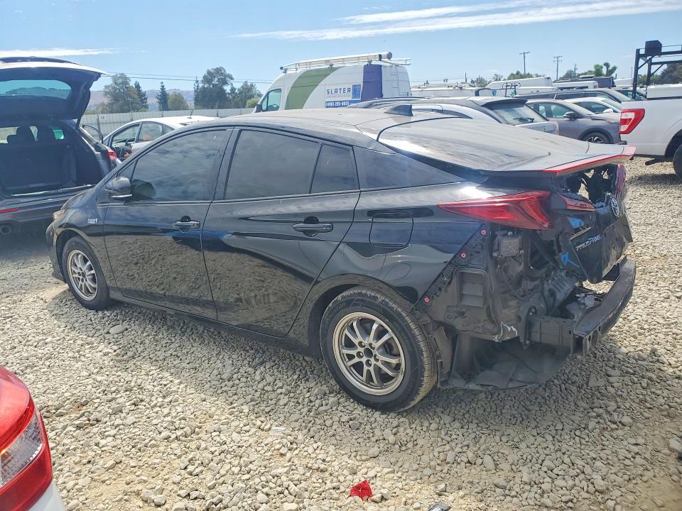 2020 Toyota Prius prime VIN JTDKARFP5L3154639 COPART salvage auction — REAR END, Ca - Salvage Certificate, sold $5,800 on 2026-07-28 (photo 2)