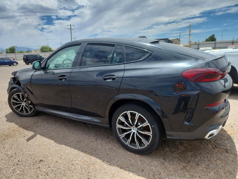 2025 BMW X6 VIN 5UX33EX08S9X01227 COPART salvage auction — FRONT END, AZ - CERTIFICATE OF TITLE, sold $42,000 on 2026-07-15 (photo 2)