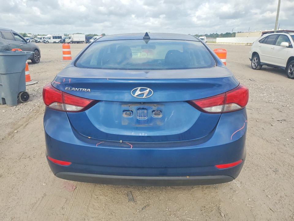 2015 Hyundai Elantra VIN KMHDH4AE2FU311440 COPART salvage auction — SIDE, TX - SALVAGE VEHICLE TITLE, sold $1,500 on 2026-07-27 (photo 6)