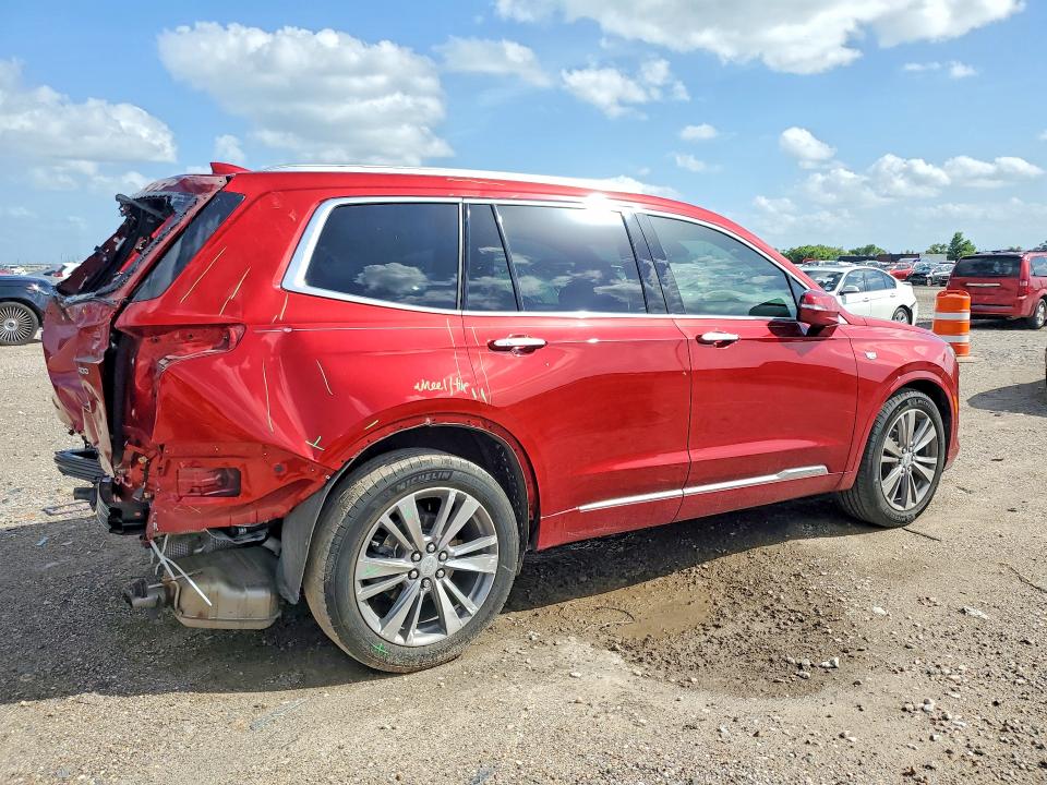 2024 Cadillac VIN 1GYKPCRS0RZ745117 COPART salvage auction — REAR END, TX - SALVAGE VEHICLE TITLE (P), sold $7,400 on 2026-07-16 (photo 3)