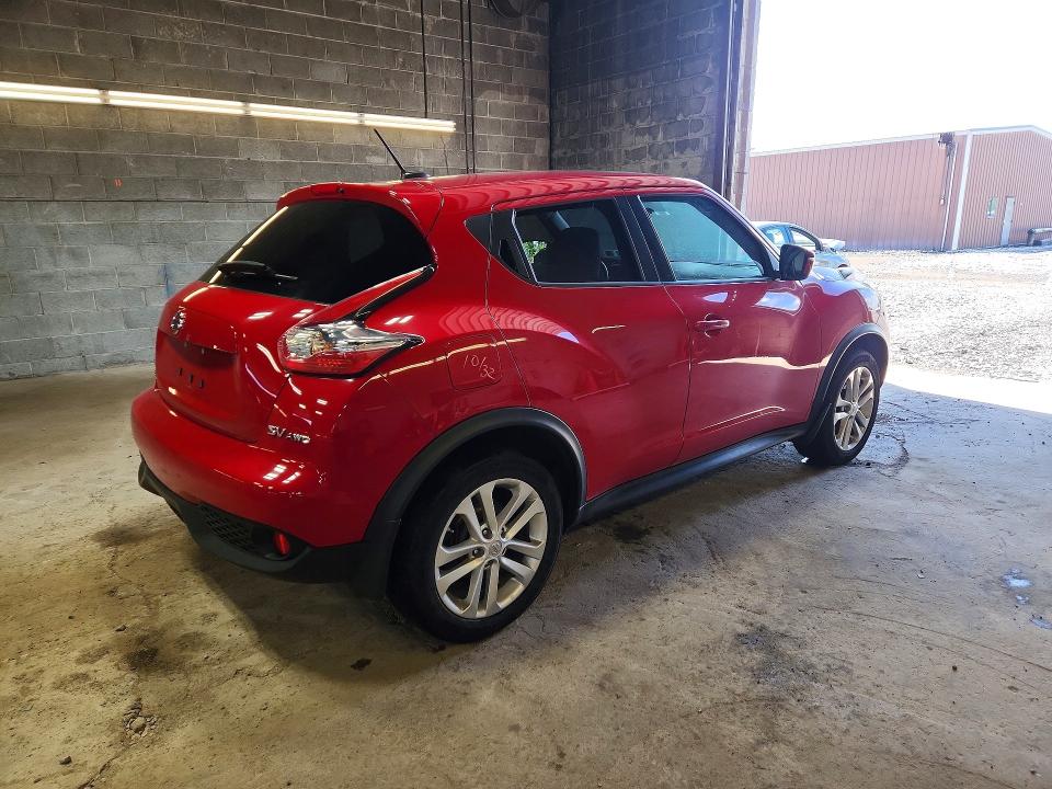 2016 Nissan Juke VIN JN8AF5MV6GT650888 COPART salvage auction — FRONT END, Ny - Mv-907A Salvage Certificate, sold $2,100 on 2026-07-06 (photo 3)