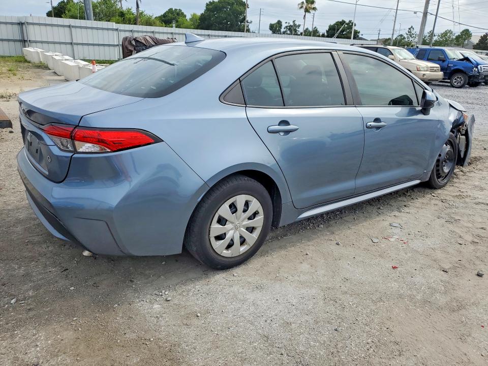 2021 Toyota Corolla VIN 5YFDPMAE3MP168547 COPART salvage auction — FRONT END, Ga - Cert Of Title-Salvage, sold $5,500 on 2026-07-31 (photo 3)
