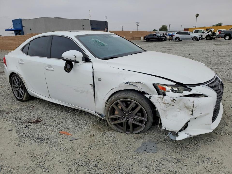 2015 Lexus Is VIN JTHBE1D25F5020332 COPART salvage auction — FRONT END, Ca - Salvage Certificate, sold $2,750 on 2026-07-29 (photo 4)