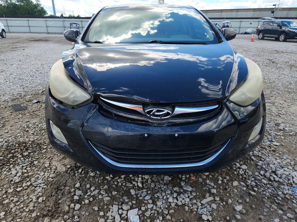 2013 Hyundai Elantra VIN KMHDH4AE9DU832202 COPART salvage auction — REAR END, Oh - Cert Of Title-Salvage, sold $125 on 2026-07-10 (photo 5)