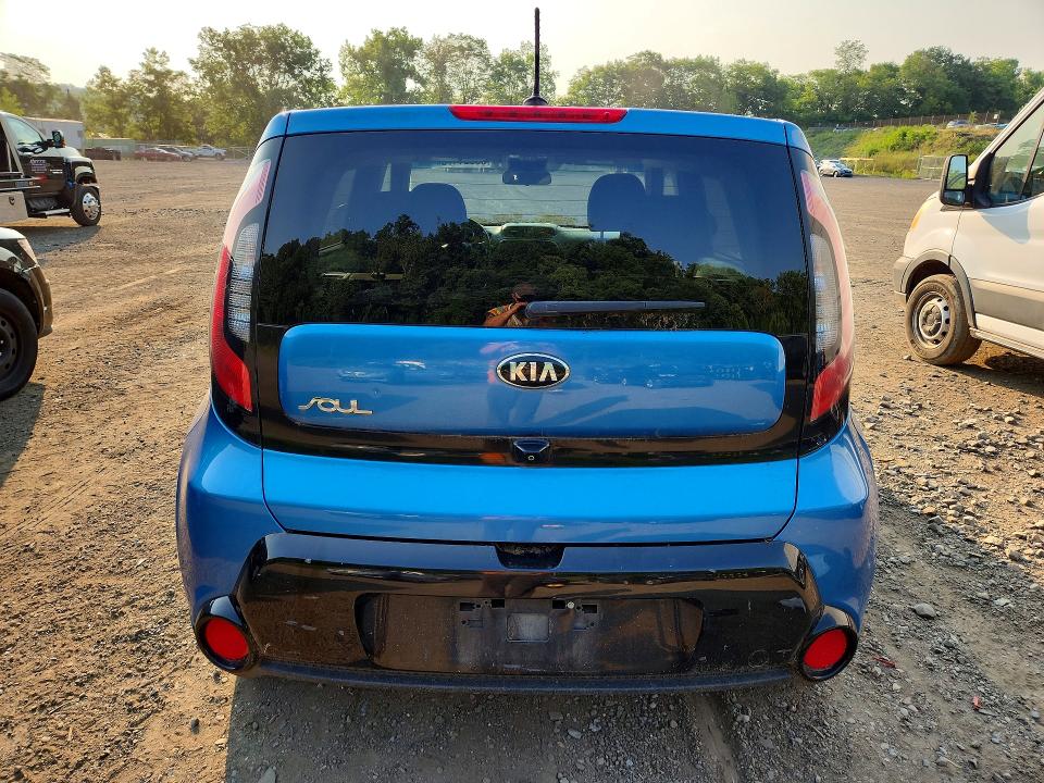 2016 Kia Soul VIN KNDJP3A58G7384638 COPART salvage auction — FRONT END, Ny - Mv-907A Salvage Certificate, sold $1,200 on 2026-07-07 (photo 6)