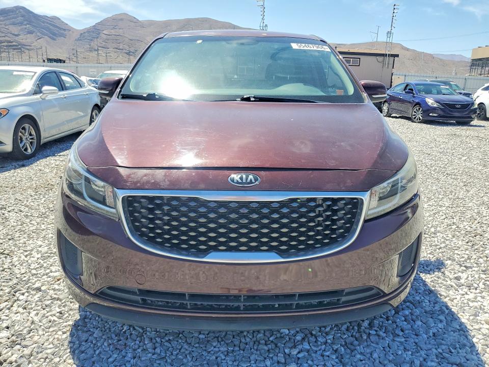 2015 Kia SEDONA VIN KNDMB5C16F6080570 COPART salvage auction — REAR END, Nv - Cert Of Title-Rebuilt Total Lo, sold $1,550 on 2026-07-08 (photo 5)