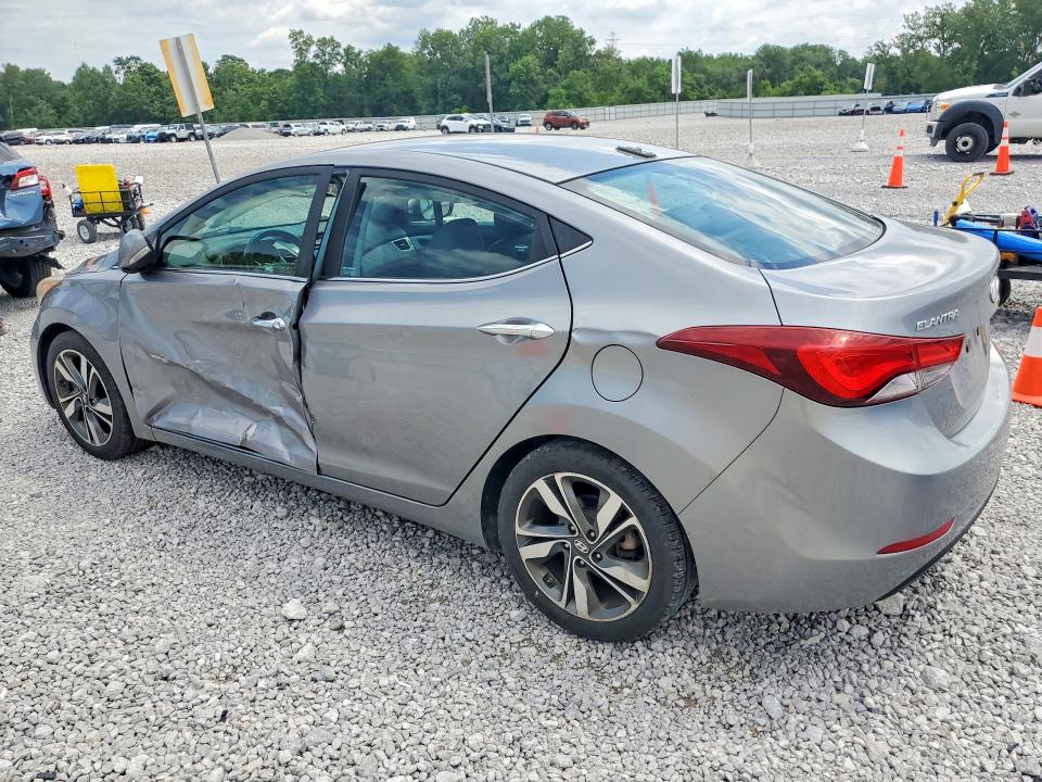 2014 Hyundai Elantra VIN KMHDH4AE2EU156922 COPART salvage auction — SIDE, OH - CERT OF TITLE-SALVAGE, sold $600 on 2026-07-02 (photo 2)