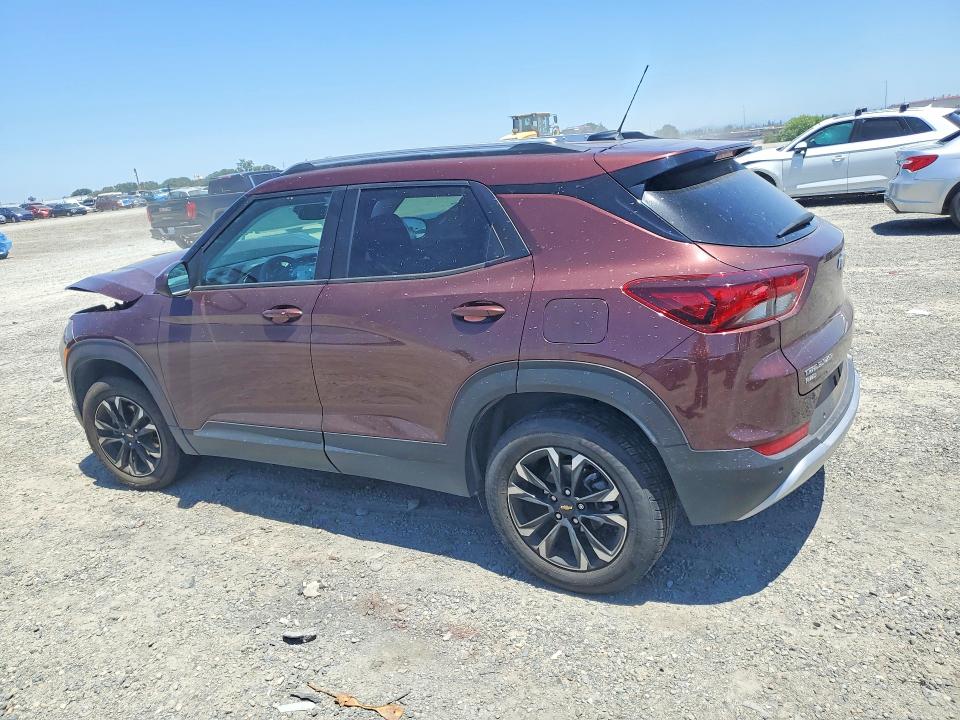 2022 Chevrolet Trailblazer VIN KL79MRSL5NB125656 COPART salvage auction — FRONT END, Ca - Salvage Certificate, sold $1,050 on 2026-07-07 (photo 2)