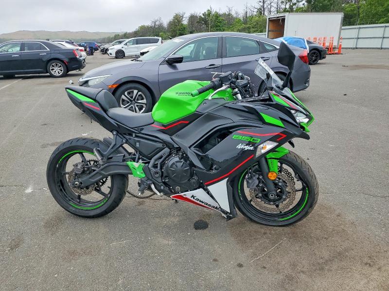 2022 Kawasaki Ex VIN ML5EXEM18NDA65287 — COPART salvage auction photo