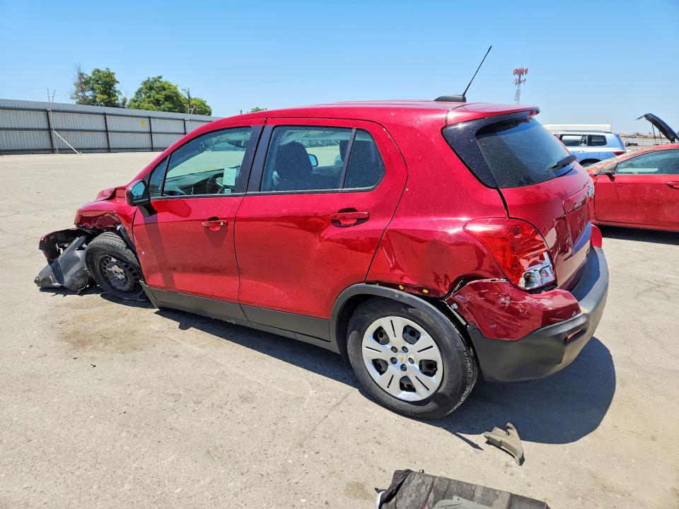 2015 Chevrolet Trax VIN KL7CJKSB3FB251805 COPART salvage auction — FRONT END, Ca - Salvage Certificate, sold $1,300 on 2026-07-06 (photo 2)