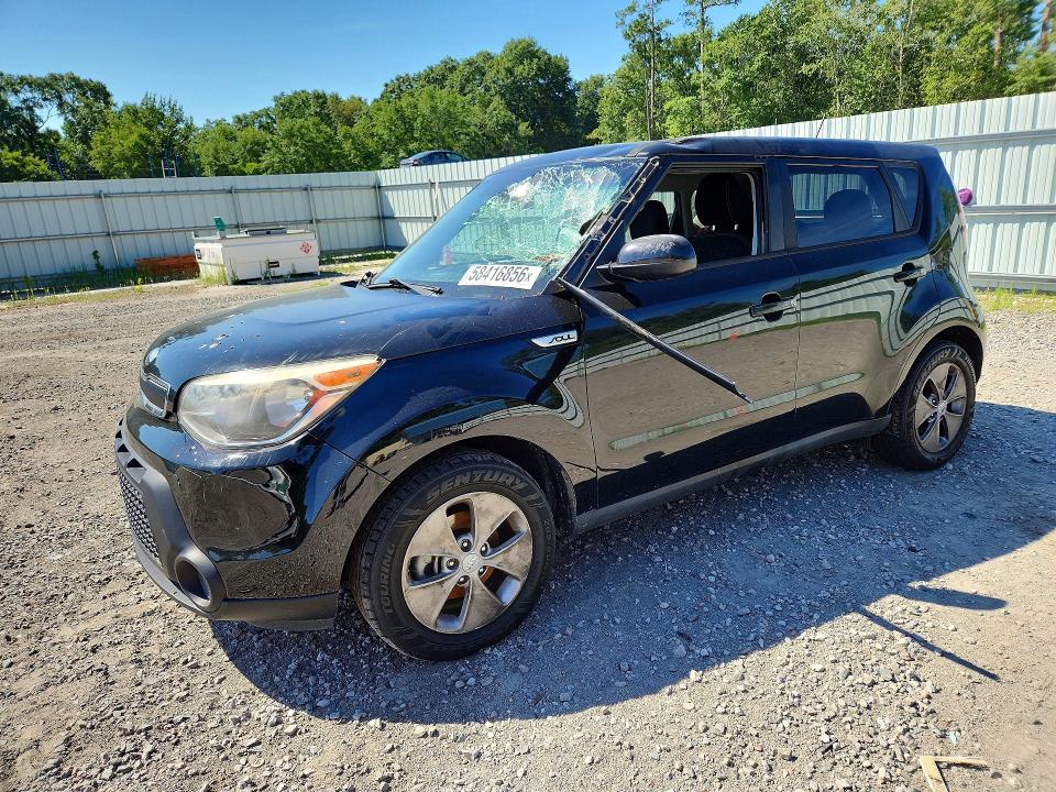 2016 Kia Soul VIN KNDJN2A26G7276184 COPART salvage auction — WATER/FLOOD, Ga - Cert Of Title-Flood Salvage, sold $400 on 2026-07-21 (photo 1)