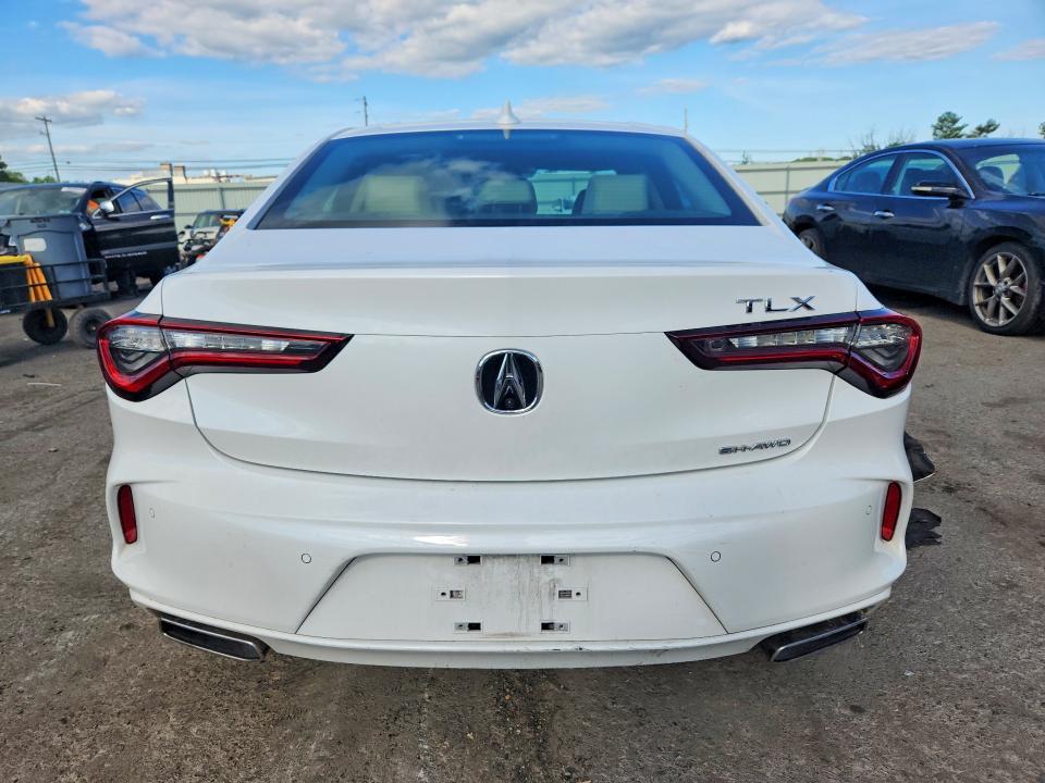 2021 Acura Tlx VIN 19UUB6F41MA002902 COPART salvage auction — SIDE, Pa - Certificate Of Salvage, sold $7,900 on 2026-07-17 (photo 6)