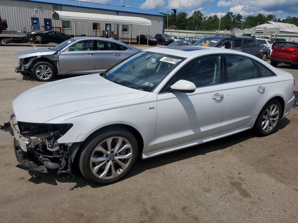 2018 Audi A6 VIN WAUG8AFC5JN056399 COPART salvage auction — FRONT END, Pa - Certificate Of Salvage, sold $7,400 on 2026-07-17 (photo 1)