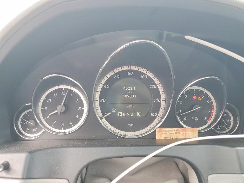 2010 Mercedes-benz E-class VIN WDDKJ5GB0AF018142 COPART salvage auction — FRONT END, TN - SALVAGE CERTIFICATE, sold $475 on 2026-07-28 (photo 9)