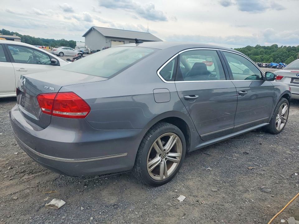 2014 Volkswagen Passat VIN 1VWCN7A3XEC089255 COPART salvage auction — FRONT END, Pa - Certificate Of Salvage, sold $1,200 on 2026-07-06 (photo 3)