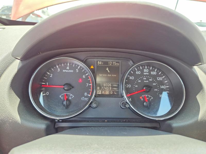 2013 Nissan Rogue VIN JN8AS5MT9DW521757 COPART salvage auction — FRONT END, TX - SALVAGE VEHICLE TITLE (P), sold $700 on 2026-07-16 (photo 9)