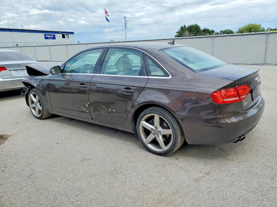 2011 Audi A4 VIN WAUFFCFL2BA101997 COPART salvage auction — FRONT END, ON - PERMIT SALVAGE, sold $300 on 2026-07-23 (photo 2)