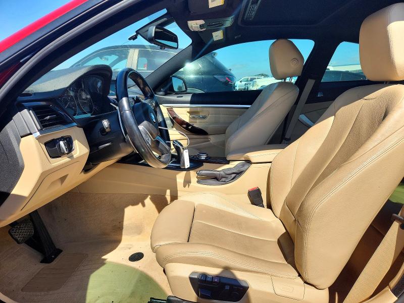 2014 BMW 4er VIN WBA3N3C57EK230442 COPART salvage auction — FRONT END, CA - SALVAGE CERTIFICATE, sold $125 on 2026-07-21 (photo 7)