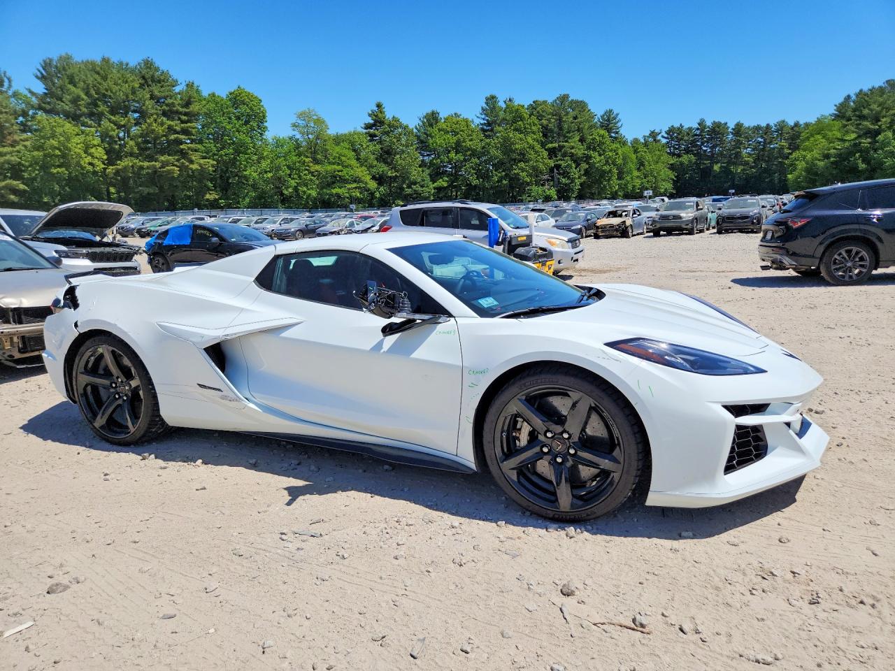 2024 Chevrolet Corvette VIN 1G1YL3D44R5500390 COPART salvage auction — Rear End, MA - CERT OF TITLE-SALVAGE, sold $71,500 on 2026-07-02 (photo 4)