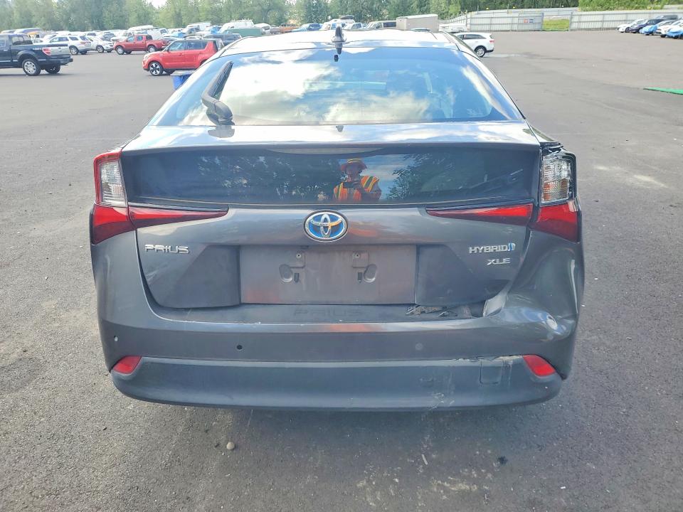 2021 Toyota Prius VIN JTDKAMFU6M3131607 COPART salvage auction — FRONT END, Or - Salvage Title Certificate, sold $200 on 2026-07-29 (photo 6)