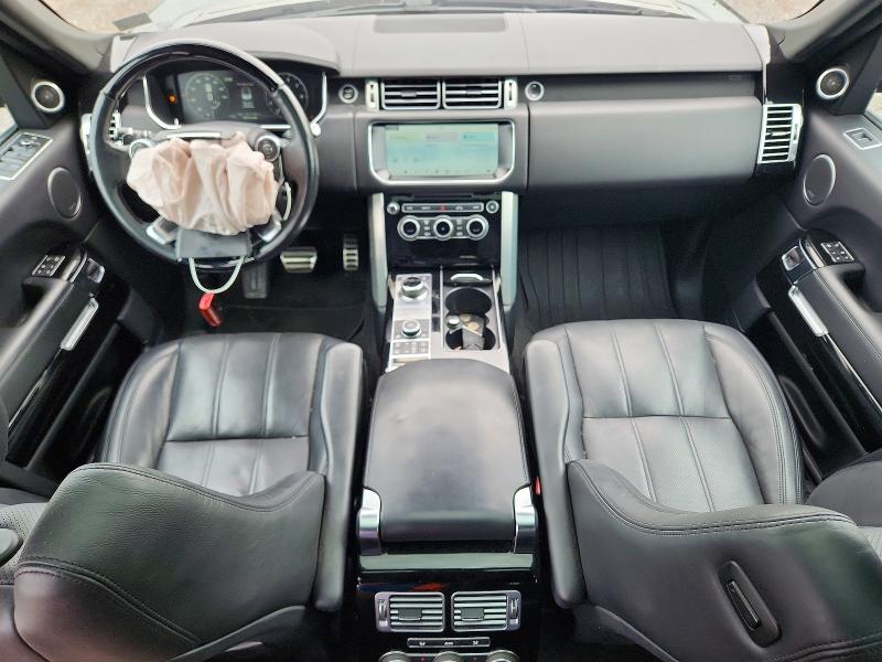 2017 Land rover RANGE ROVER VIN SALGS2FE9HA361281 COPART salvage auction — FRONT END, Va - Cert Of Title - Salvage, sold $6,100 on 2026-07-22 (photo 8)