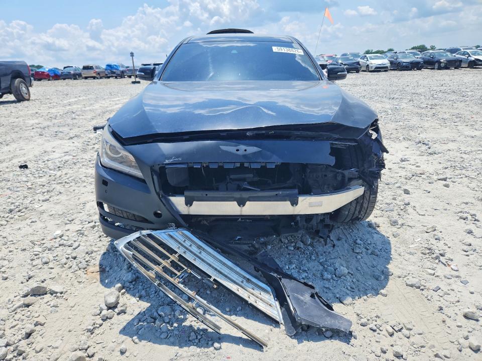 2015 Hyundai Genesis VIN KMHGN4JE6FU017920 COPART salvage auction — FRONT END, Ga - Cert Of Title-Salvage Court Or, sold $1,850 on 2026-07-08 (photo 5)