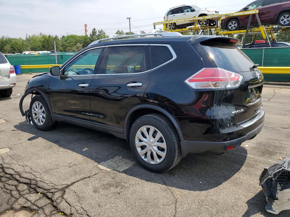 2016 Nissan Rogue VIN KNMAT2MV9GP617914 COPART salvage auction — FRONT END, Co - Public - Salvage Title, sold $775 on 2026-07-14 (photo 2)