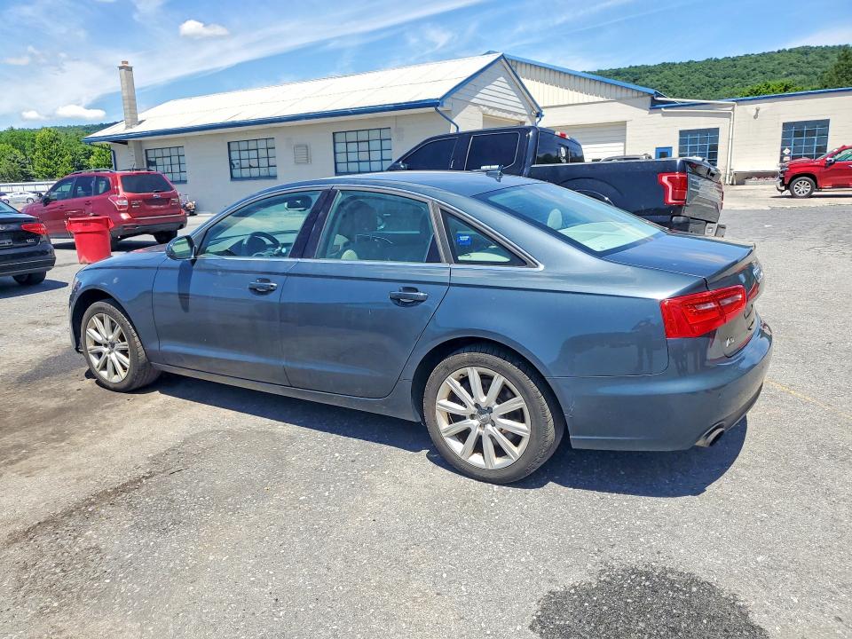 2014 Audi A6 VIN WAUGFAFC4EN050881 COPART salvage auction — MECHANICAL, Nj - Certificate Of Title, sold $2,950 on 2026-07-09 (photo 2)