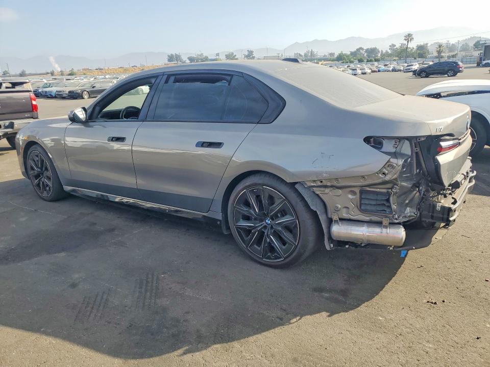 2023 BMW I7 VIN WBY53EJ0XPCN45025 COPART salvage auction — REAR END, Ca - Salvage Certificate, sold $29,250 on 2026-07-27 (photo 2)