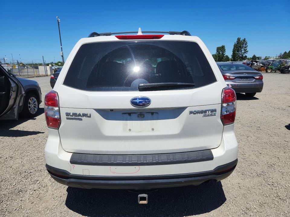 2016 Subaru Forester VIN JF2SJAFCXGH435277 COPART salvage auction — FRONT END, Or - Salvage Title Certificate, sold $2,150 on 2026-07-14 (photo 6)