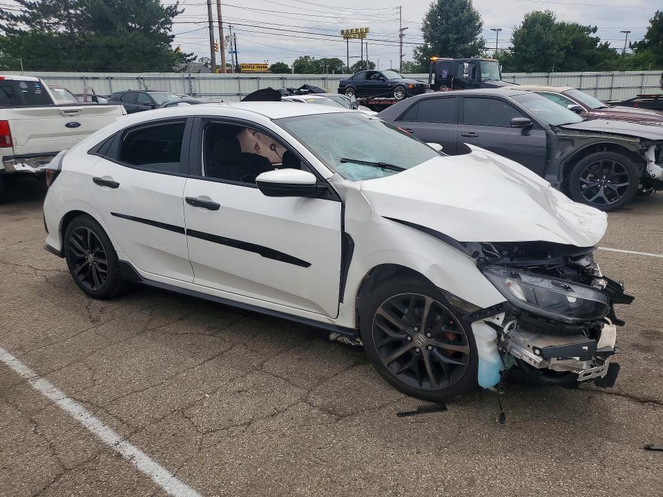 2021 Honda Civic VIN SHHFK7H48MU201476 COPART salvage auction — FRONT END, OH - CERT OF TITLE-SALVAGE, sold $1,800 on 2026-07-24 (photo 4)