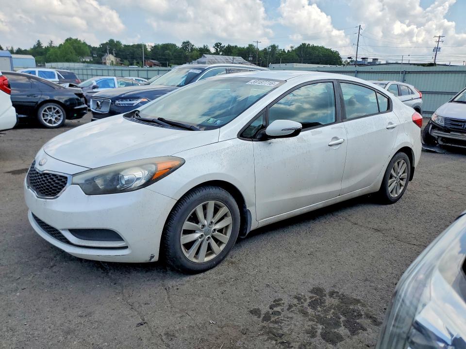 2014 Kia Forte VIN KNAFX4A60E5055121 COPART salvage auction — MECHANICAL, PA - CERT OF TITLE, sold $825 on 2026-07-02 (photo 1)