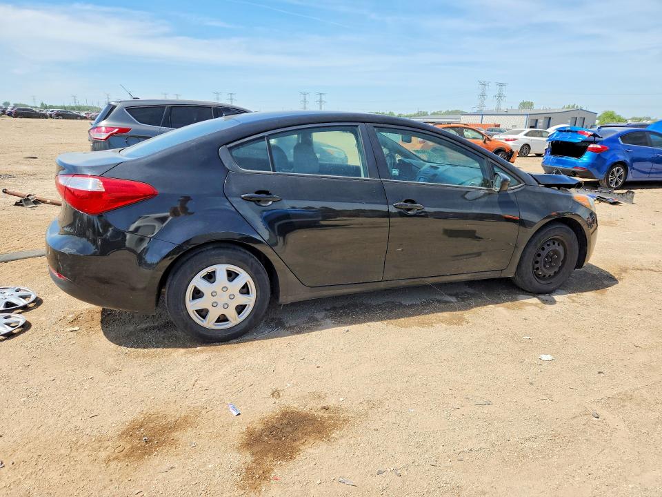 2016 Kia Forte VIN KNAFK4A6XG5573321 COPART salvage auction — FRONT END, IL - SALVAGE CERTIFICATE, sold $750 on 2026-07-28 (photo 3)