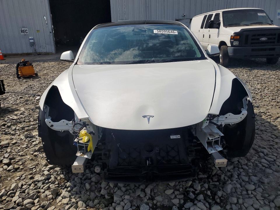 2023 Tesla Model 3 VIN 5YJ3E1EA7PF478983 COPART salvage auction — FRONT END, Nj - Cert Of Title-Salvage, sold $7,700 on 2026-07-22 (photo 5)
