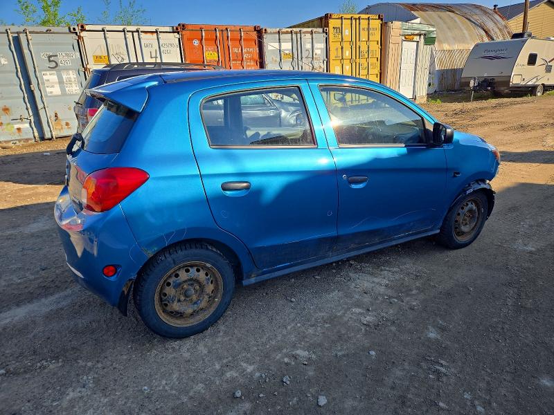 2014 Mitsubishi Mirage VIN ML32A3HJ3EH004737 COPART salvage auction — FRONT END, Qc - Gravement Accidente, sold $200 on 2026-07-07 (photo 3)