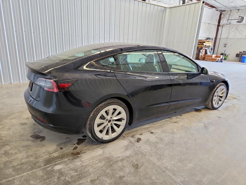 2022 Tesla Model 3 VIN 5YJ3E1EA8NF288400 COPART salvage auction — SIDE, Nc - Dlr Only-Clean/Over 25% Damage, sold $6,200 on 2026-07-06 (photo 3)