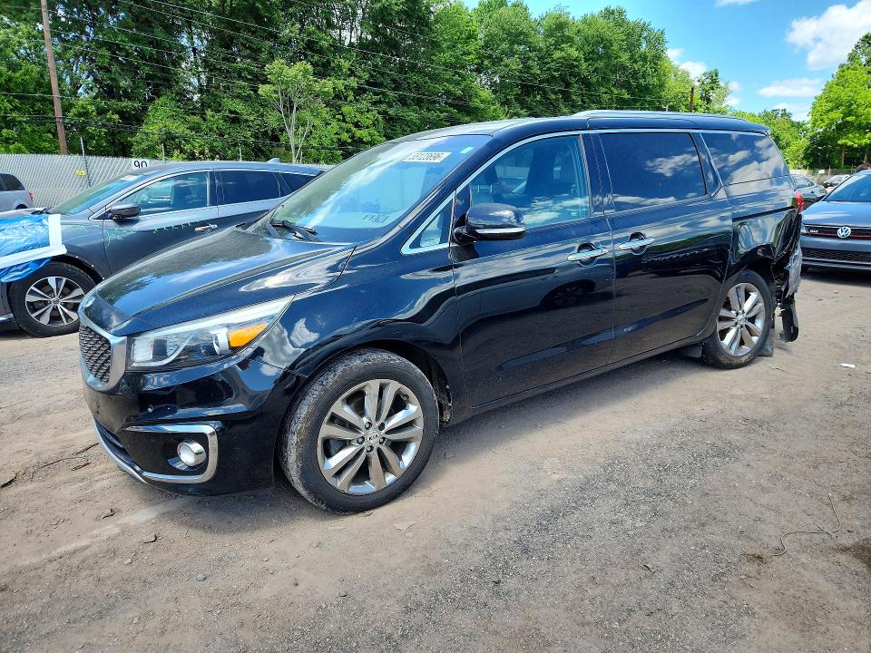 2016 Kia VIN KNDME5C15G6146647 COPART salvage auction — REAR END, Pa - Certificate Of Salvage, sold $675 on 2026-07-22 (photo 1)