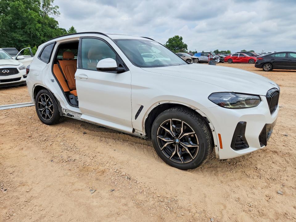 2022 BMW VIN 5UX43DP08N9K41084 COPART salvage auction — SIDE, NC - SALVAGE CERTIFICATE OF TITLE, sold $300 on 2026-07-27 (photo 4)